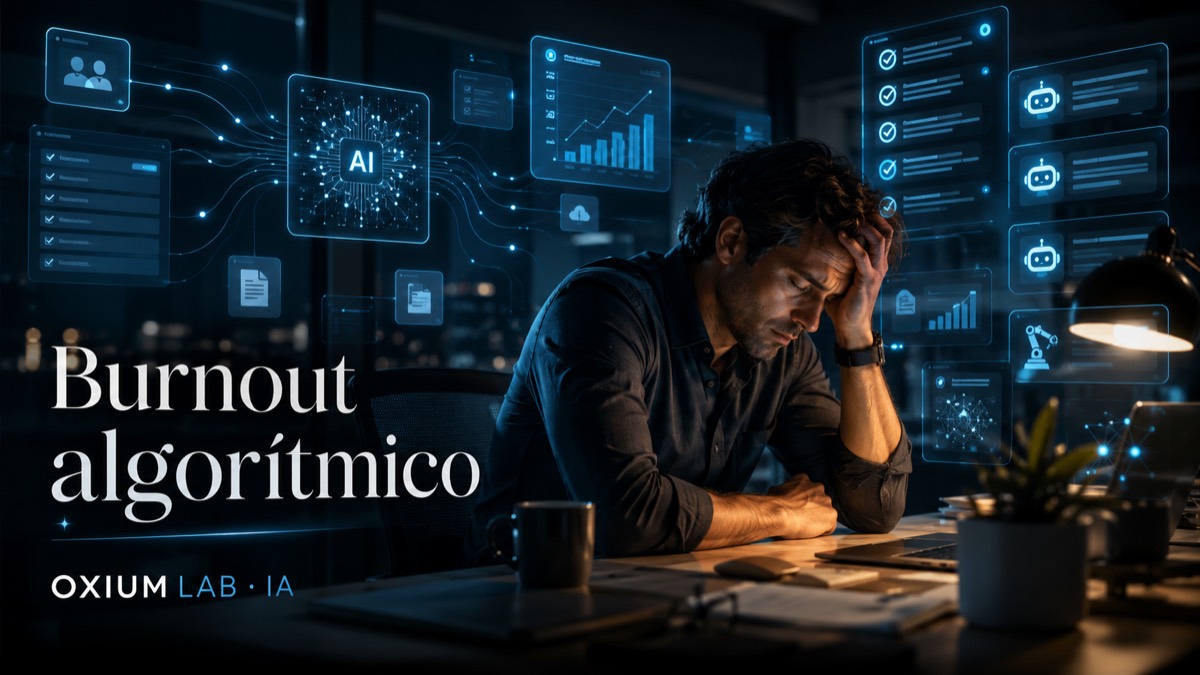 Burnout algorítmico: cuando la IA promete ahorrarte tiempo, pero te exige rendir como una máquina