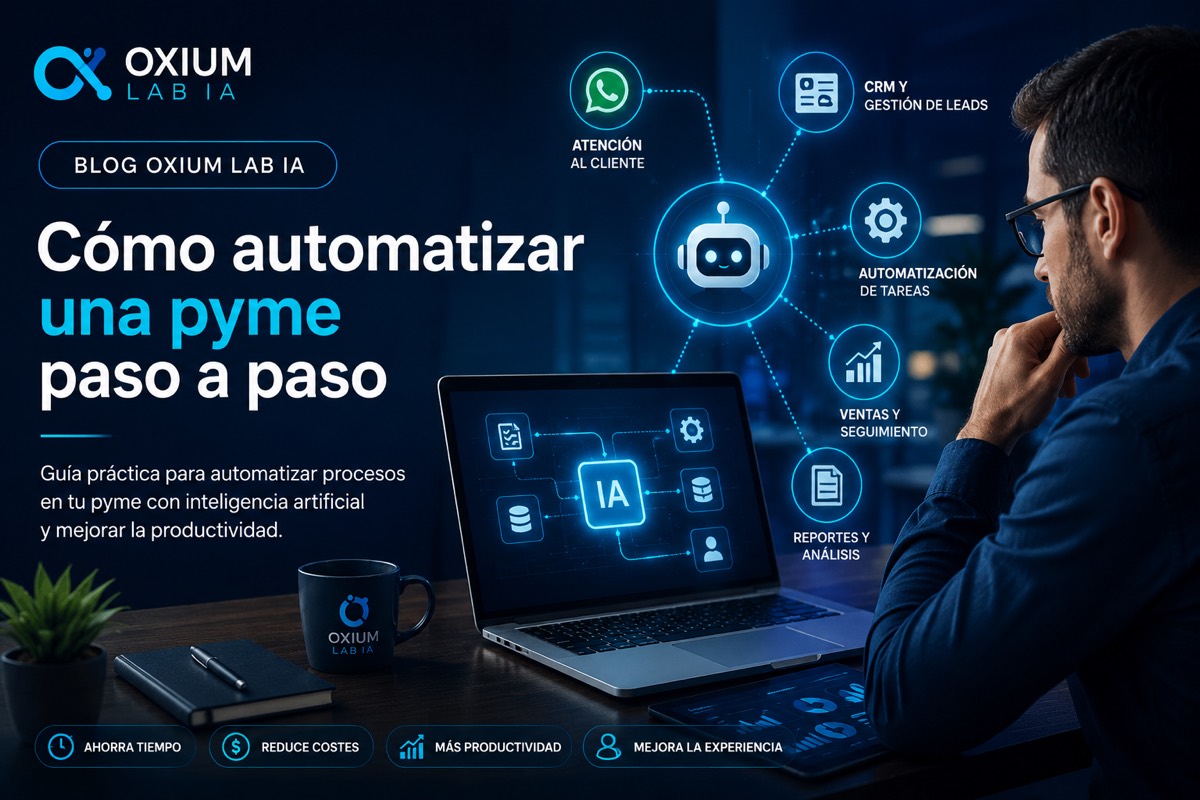 Cómo automatizar una pyme paso a paso con inteligencia artificial