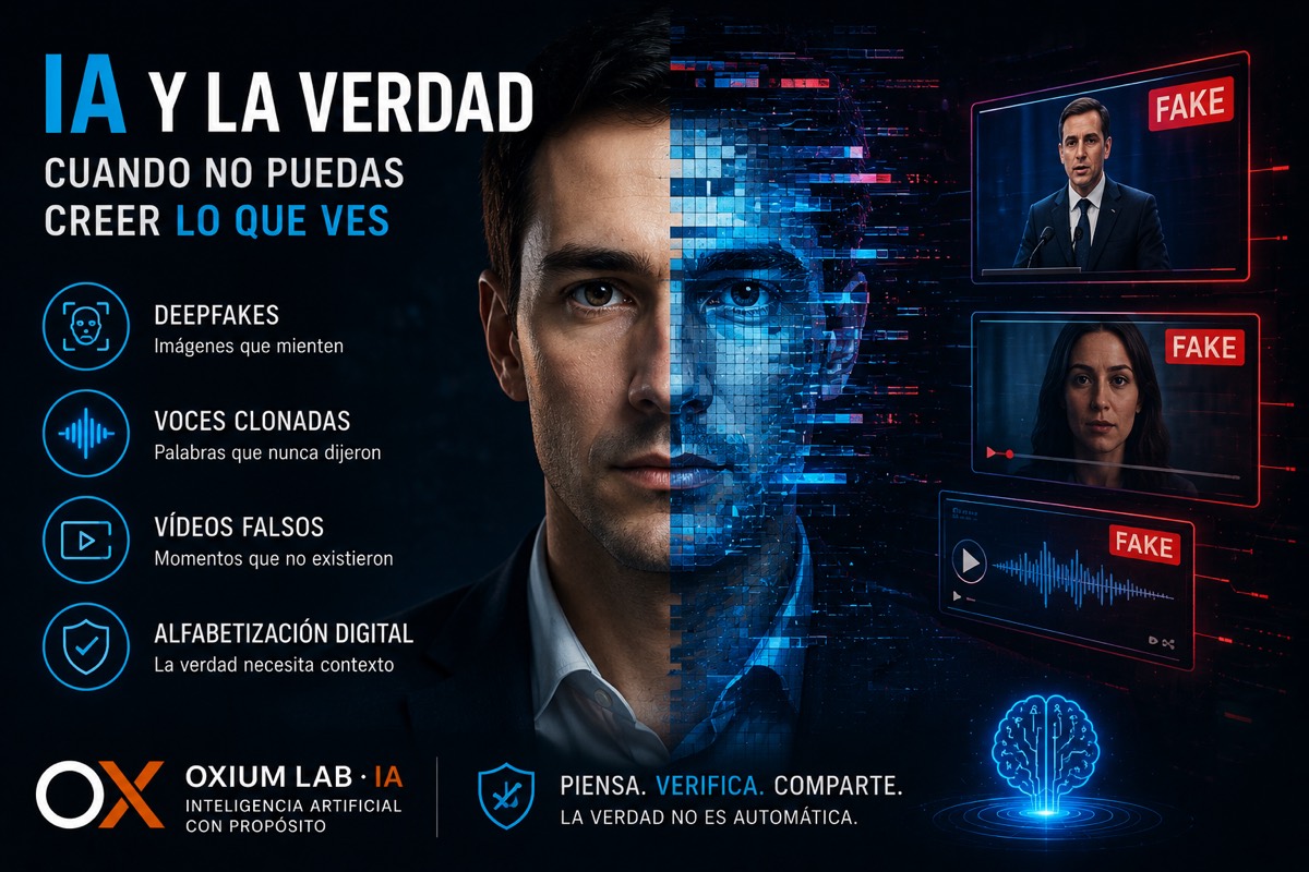 Cuando no puedas creer lo que ves: deepfakes, IA generativa y la crisis de la verdad