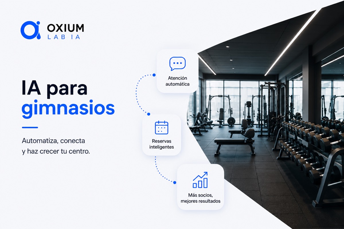 IA para gimnasios y centros deportivos: cómo automatizar atención, reservas y seguimiento de clientes