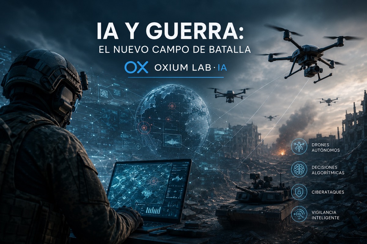 La guerra que ya no necesita soldados: IA, armas autónomas y ciberconflicto