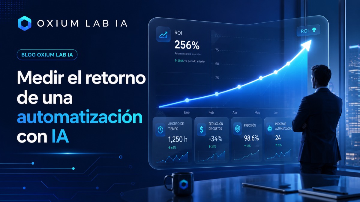 Cómo medir el retorno de una automatización con inteligencia artificial